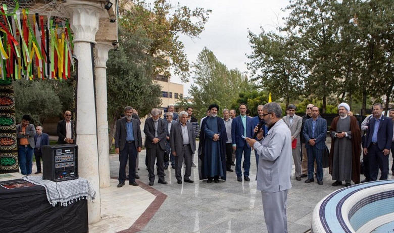 برگزاری تجمع دانشگاهیان تربیت مدرس در محکومیت جنایات صهیونیستی و شهادت دبیرکل حزب‌الله لبنان 